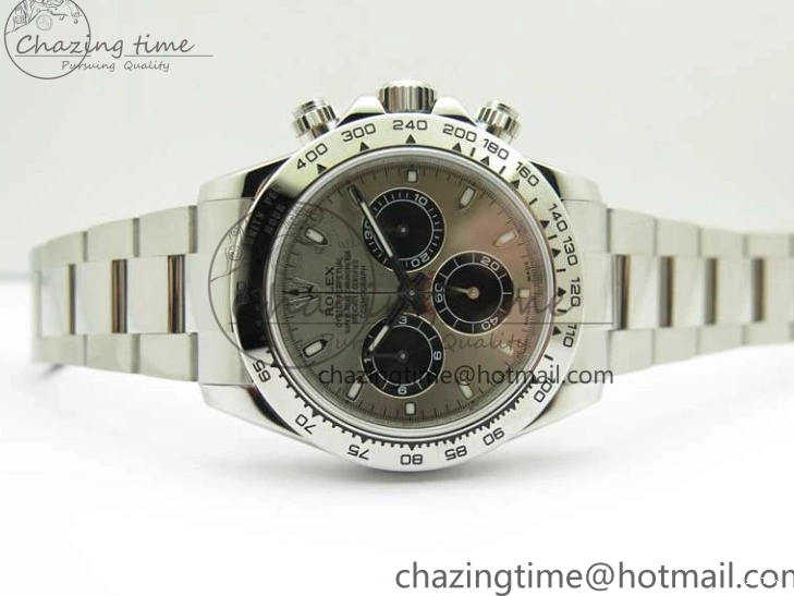 MiroTime 0409 SoftTouch Daytona 116509 KKF 1:1 Best Edition 904L Steel Gray Dial on SS Bracelet A 2459